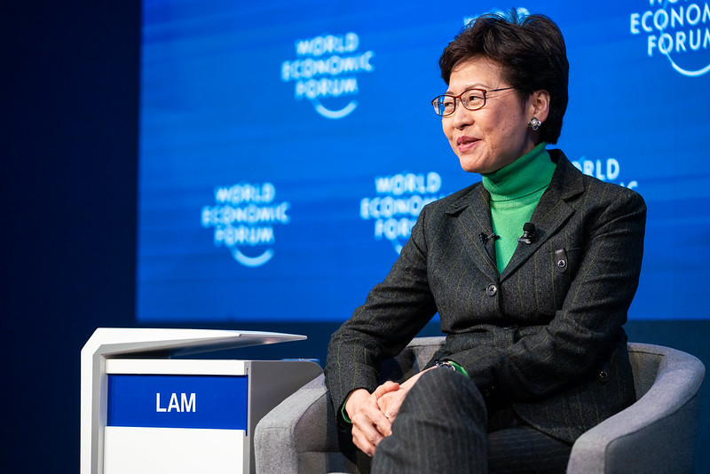 carrie lam Image WEF Flickr