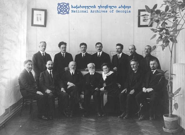 Kautsky in Georgia in 1920 Image public domain