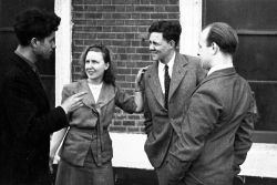 The four arrested apprentices: Jock Haston, Ann Keen, Heaton Lee and Roy Tearse