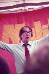 Ted speaking at the 1979 South Wales Summer Camp