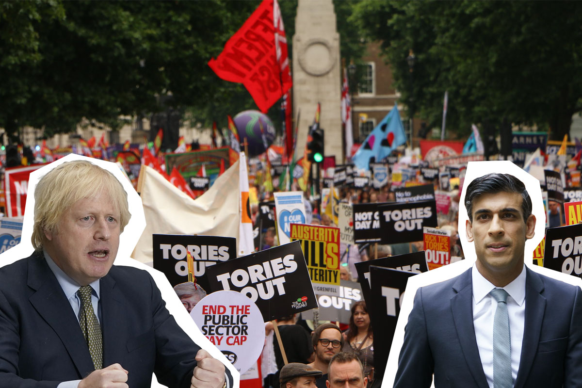 Boris Sunak Tories out Image Socialist Appeal