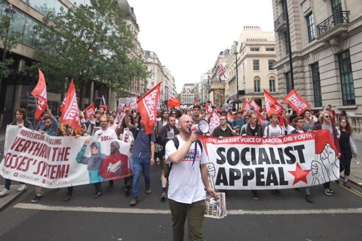 rally megaphone Image Socialist Appeal