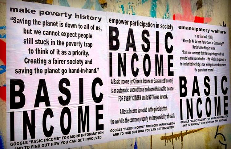 universal basic income poster Image Socialist Appeal