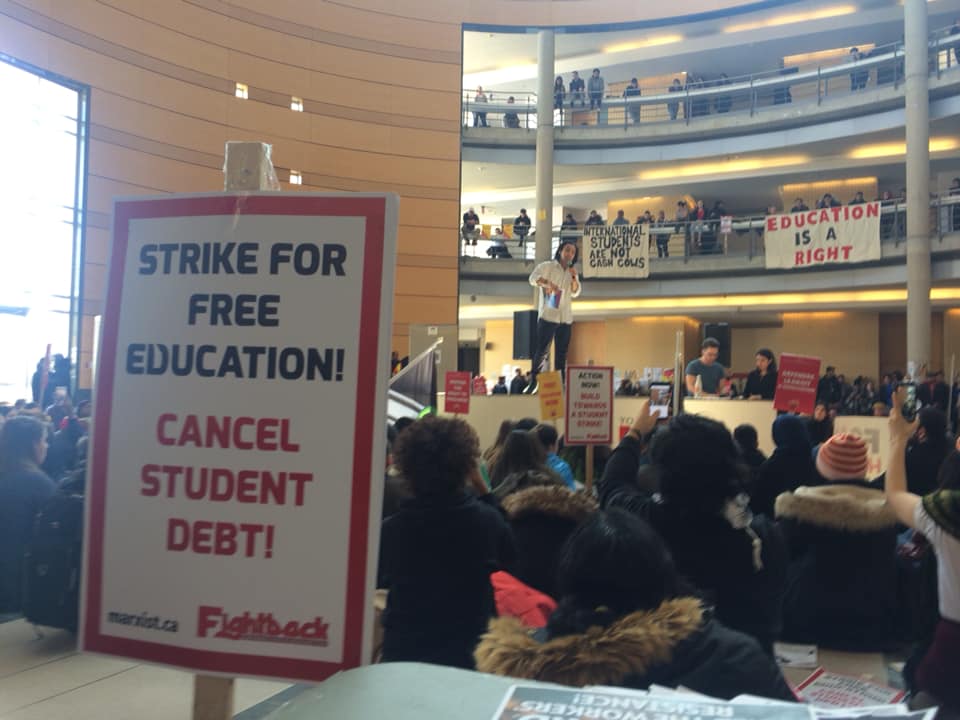 Strike for free education Image Fightback