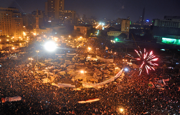 Tahrir Square in 2011 Image Flickr Jonathan Rashad