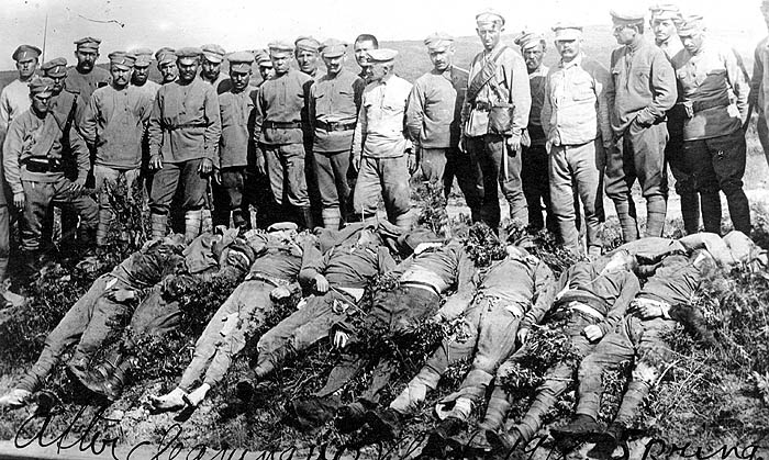 Bolsheviks massacred by Czechoslovak legionaries Image Lt. William C Jones