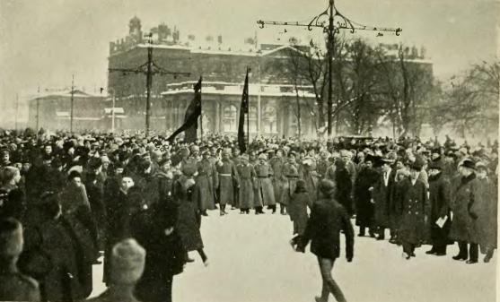 Demonstration in Nevsky Prospekt - Public Domain