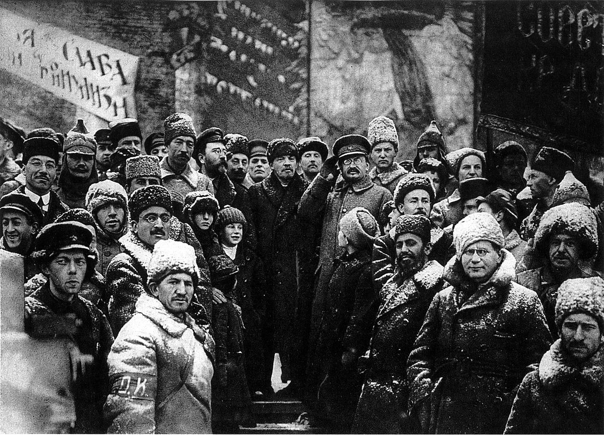 Lenin and Trotsky Public Domain PD 1923