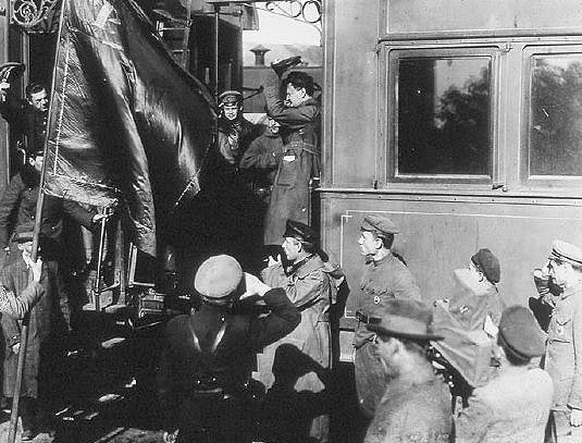 Leon Trotskys Armored Train Image public domain
