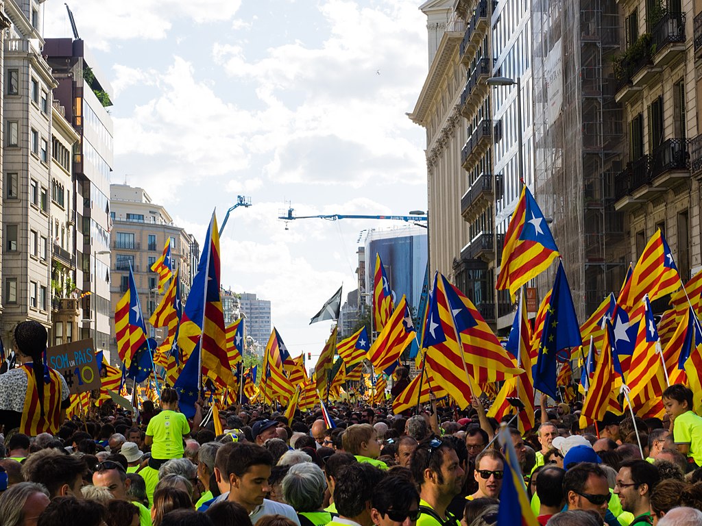 Catalan independence demo in Barcelona Image Màrius Montón