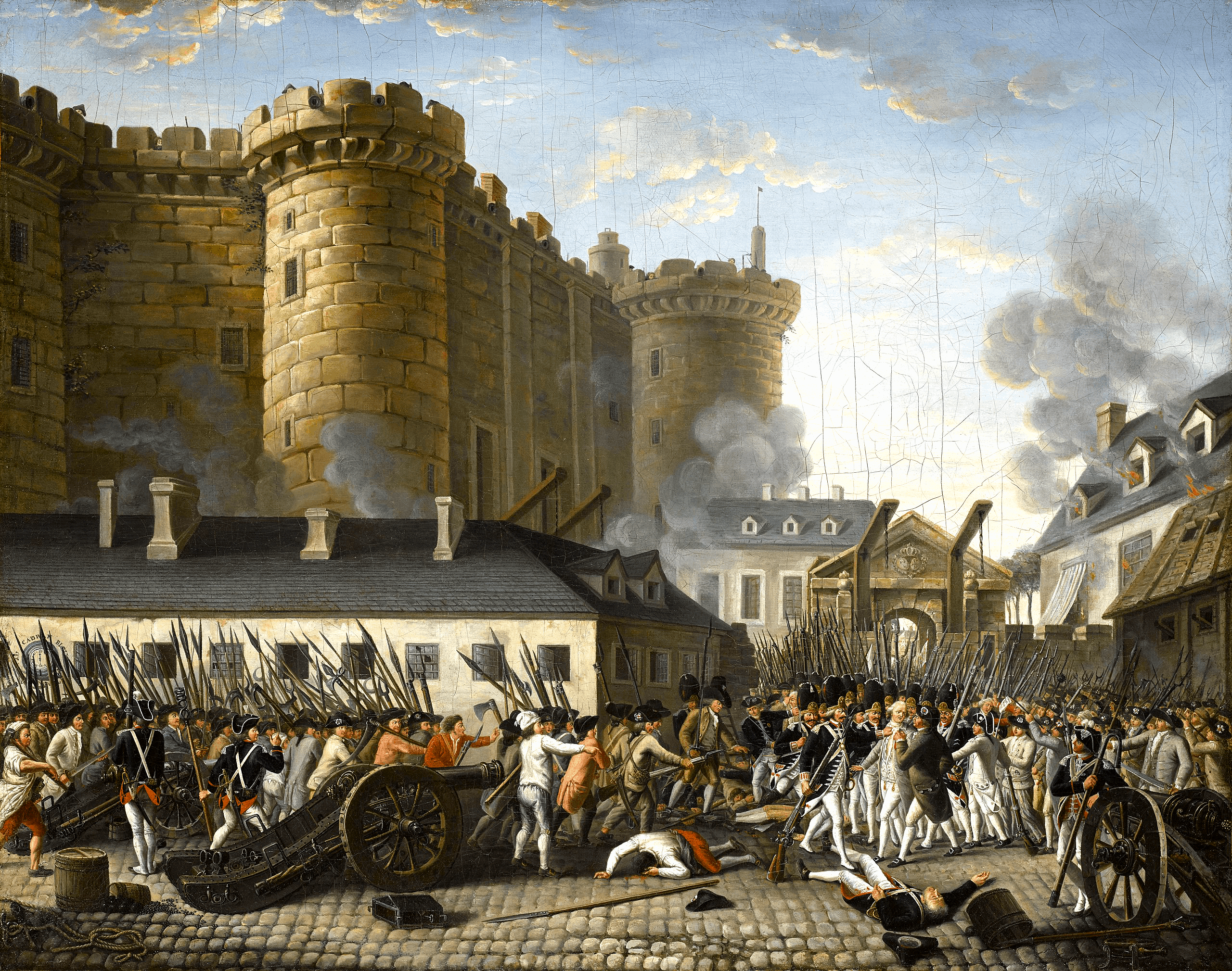 《攻占巴士底監獄》，1790
