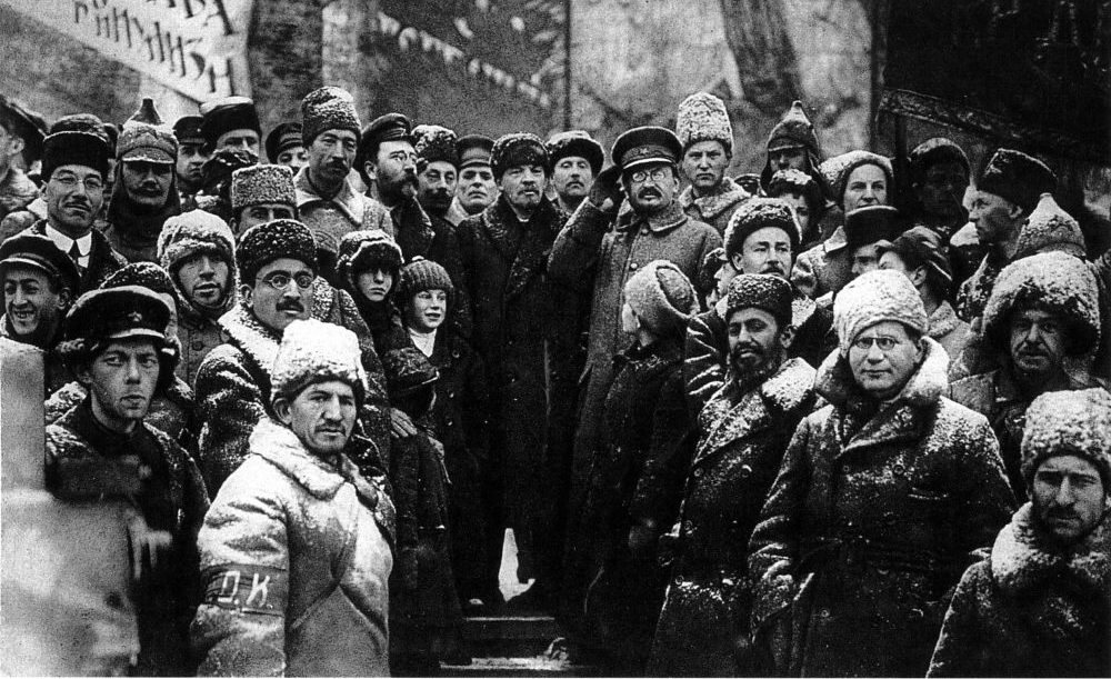 Lenin Trotsky Bolshevik Russian Revolution Image public domain